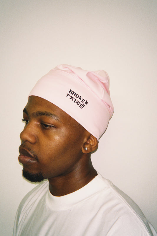 Bubble gum pink skullie