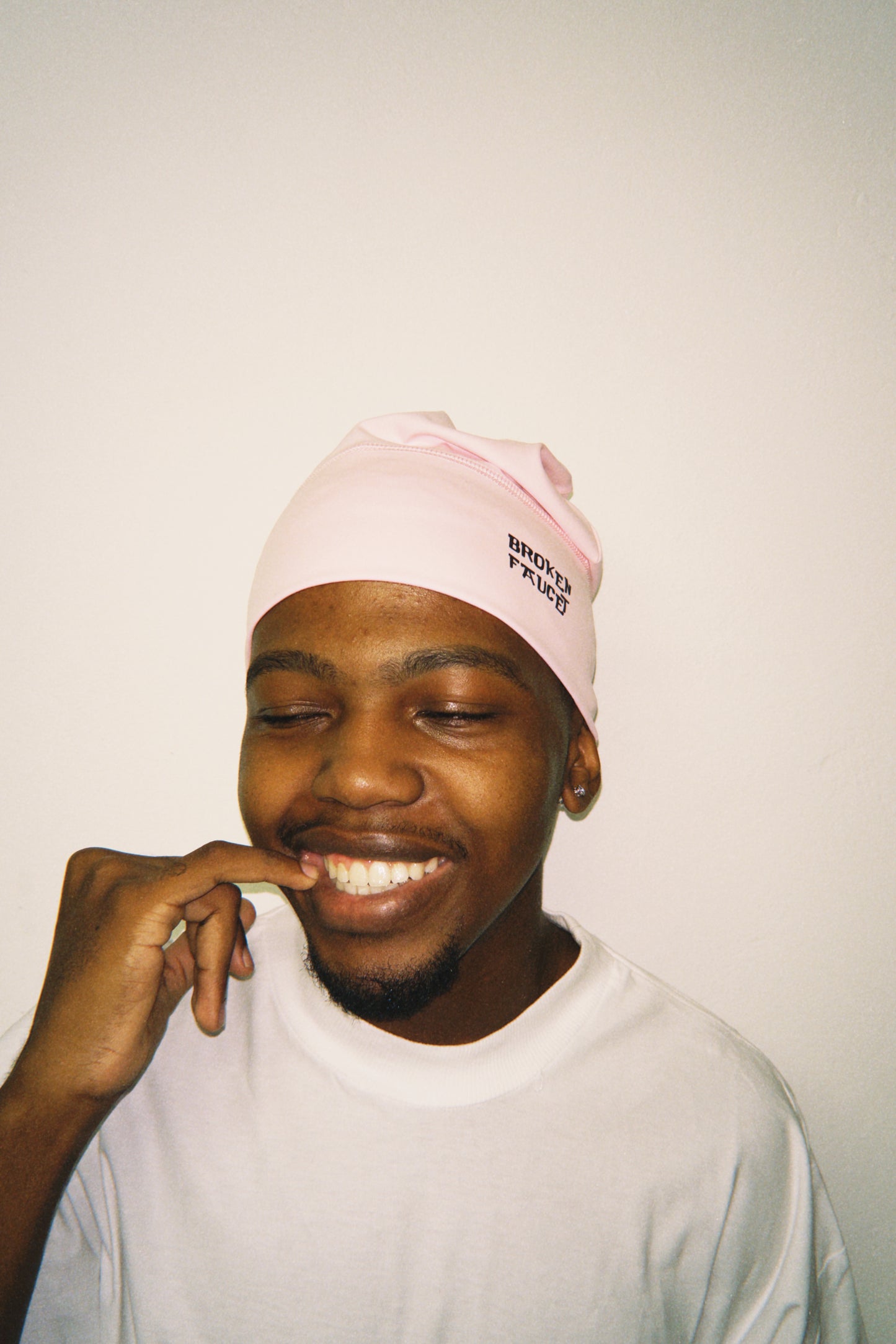 Bubble gum pink skullie