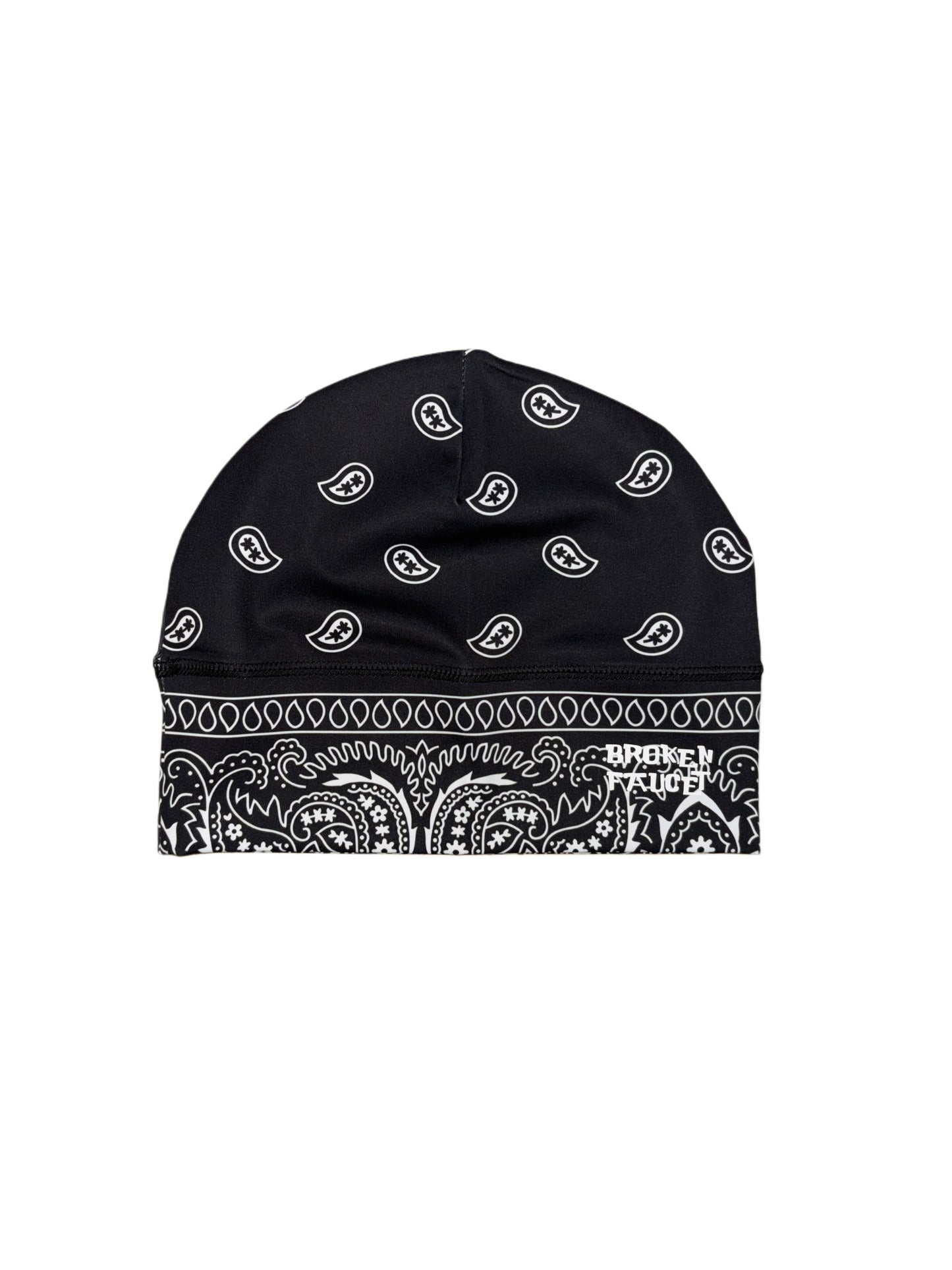 Black bandana skullcap