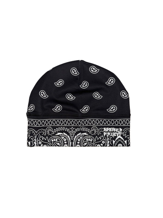 Black bandana skullcap